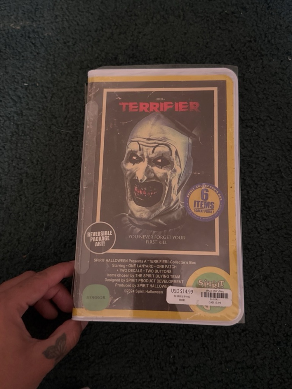 Spirit Terrifier Collector Box - White and Yellow Accent